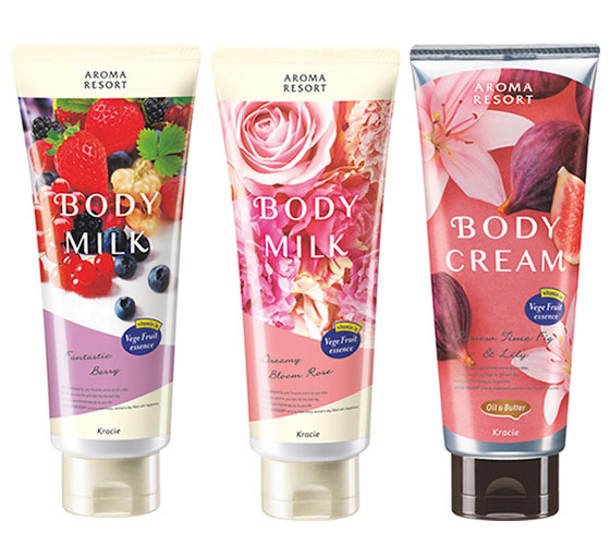 KRACIE AROMA RESORT BODY MILK FINE APPLE 200G